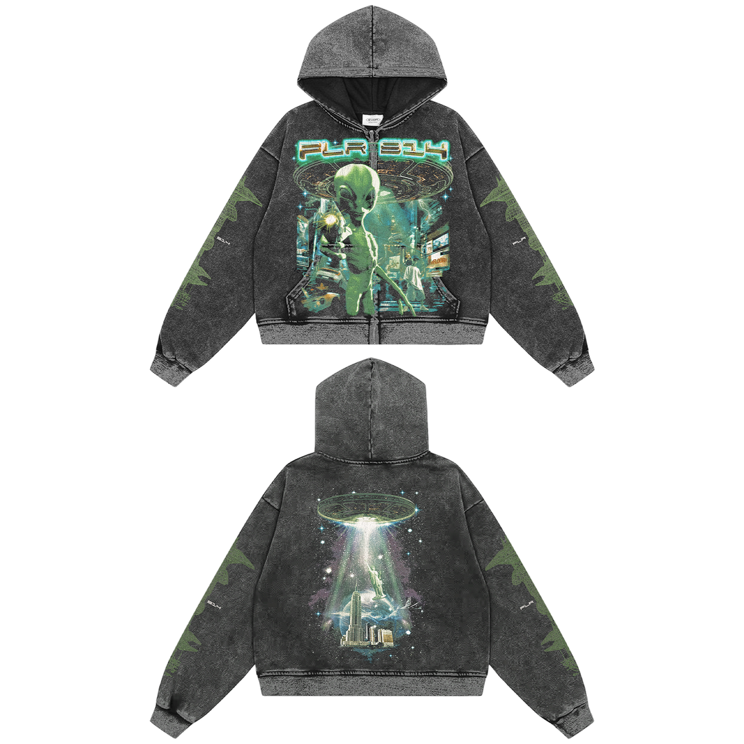 ALIEN CITY ZIP UP
