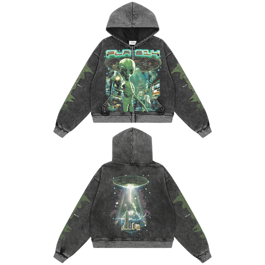 ALIEN CITY ZIP UP