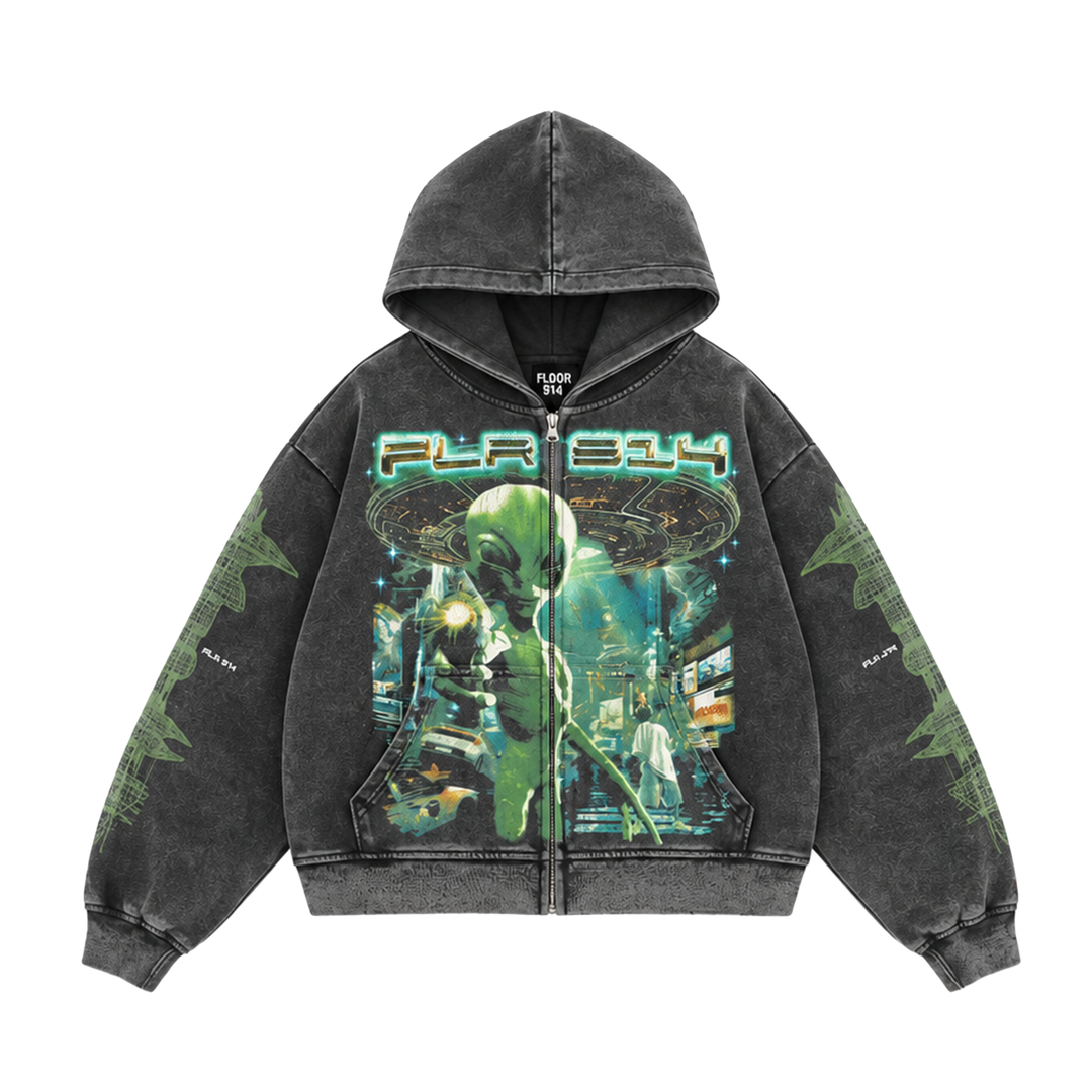 ALIEN CITY ZIP UP