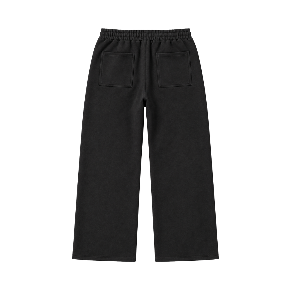 BLACK TRIPLE KNEE SWEATS