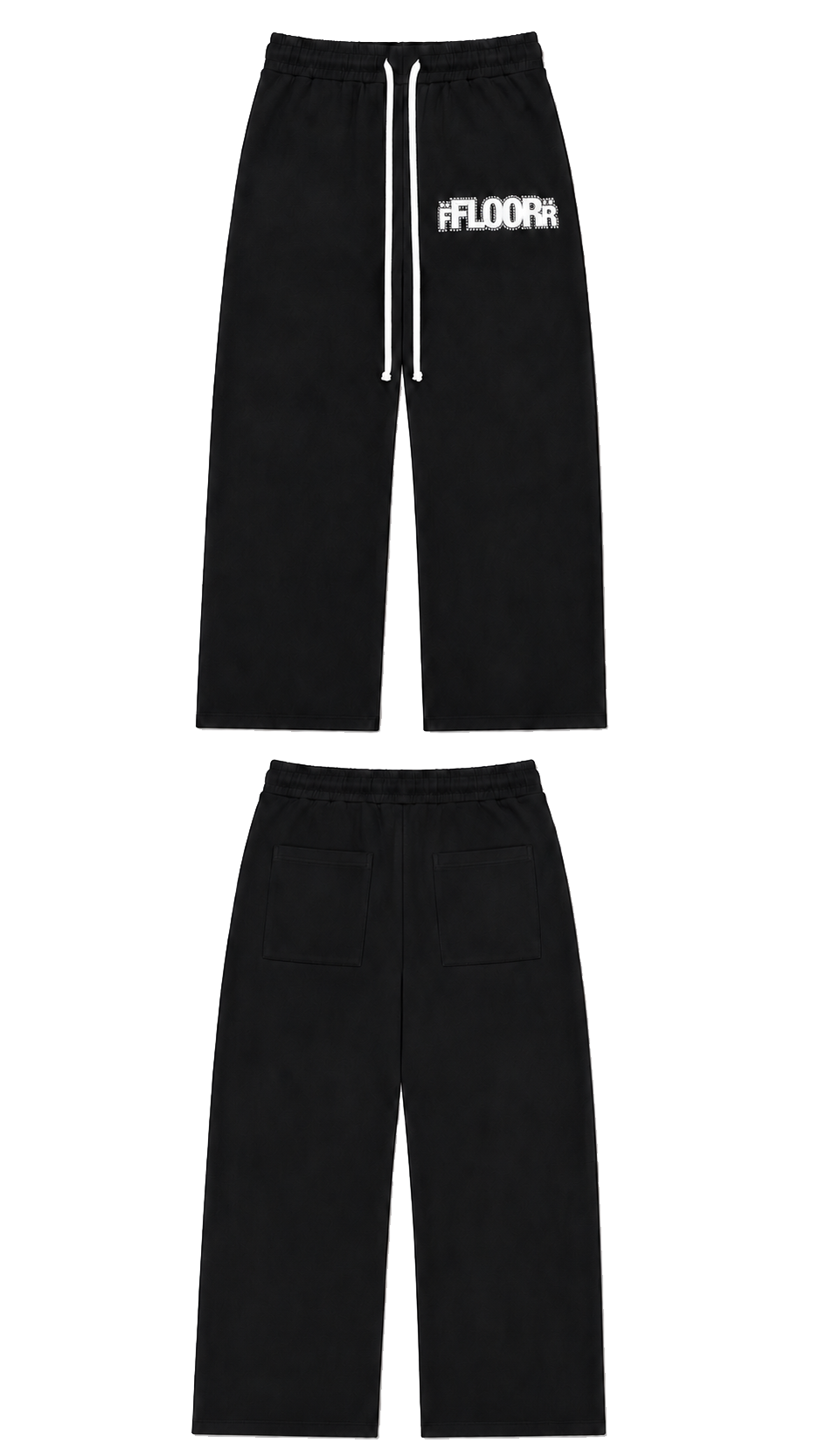 BLACK UNIFORM SWEATS