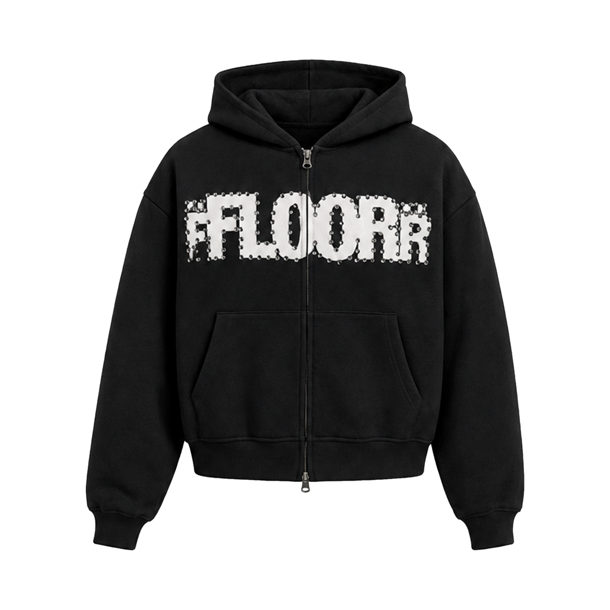 BLACK UNIFORM ZIP UP
