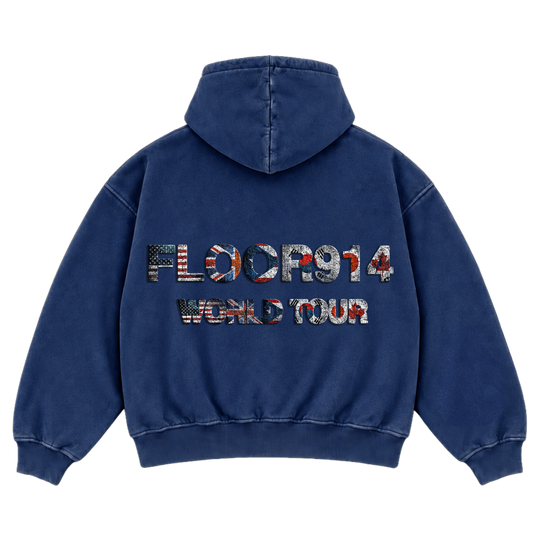 NAVY FLAG FORCE ZIP UP