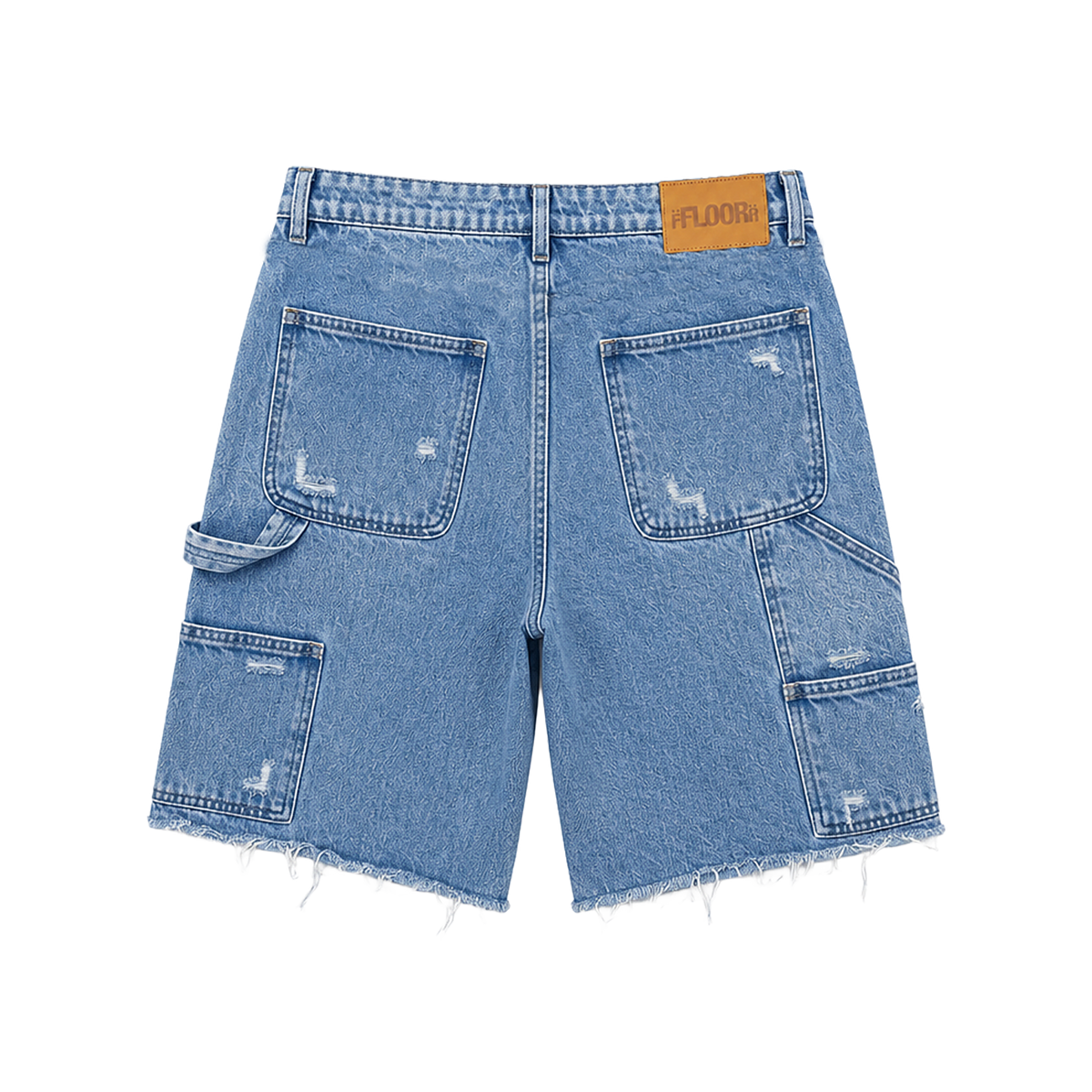 BLUE WASH WORKMAN JORTS
