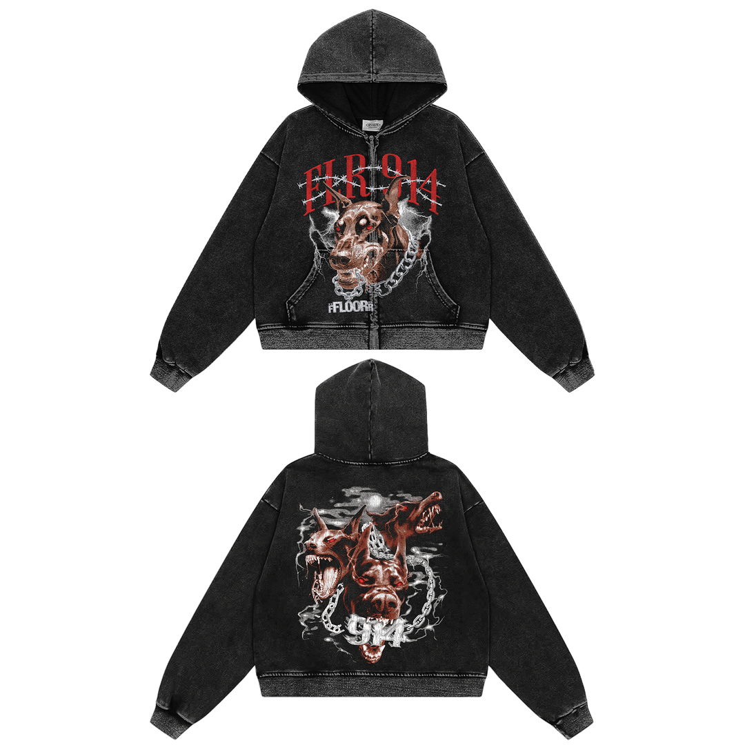 DOG CHAIN ZIP UP