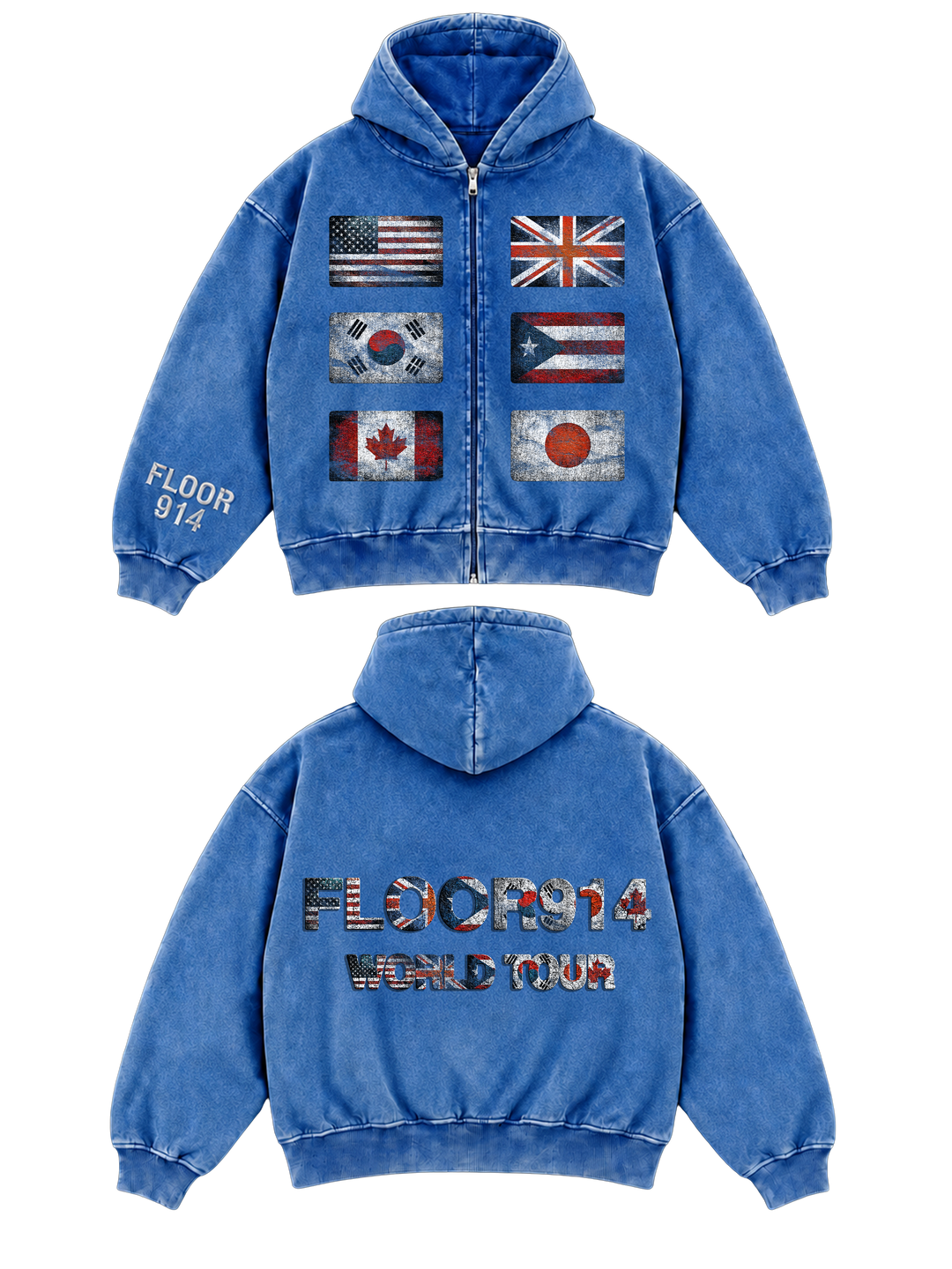 BLUE FLAG FORCE ZIP UP