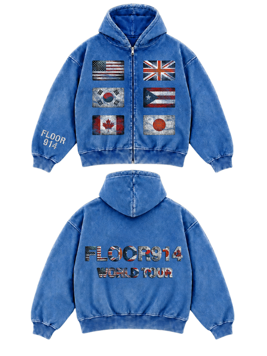 BLUE FLAG FORCE ZIP UP