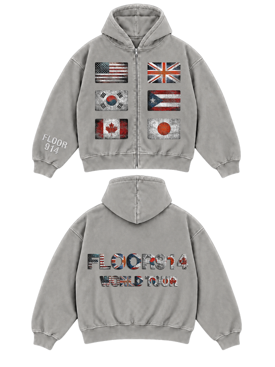 GREY FLAG FORCE ZIP UP