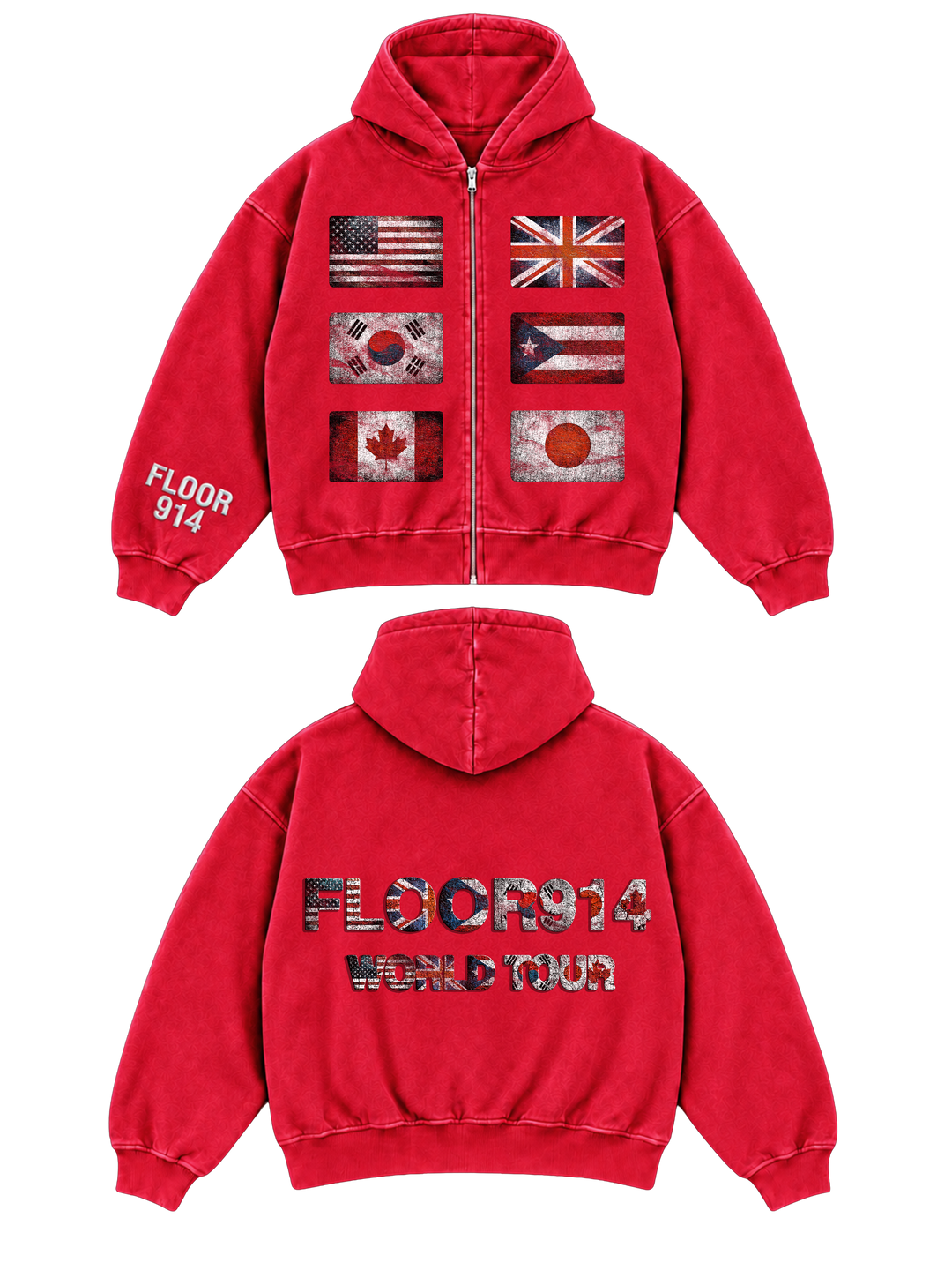 RED FLAG FORCE ZIP UP