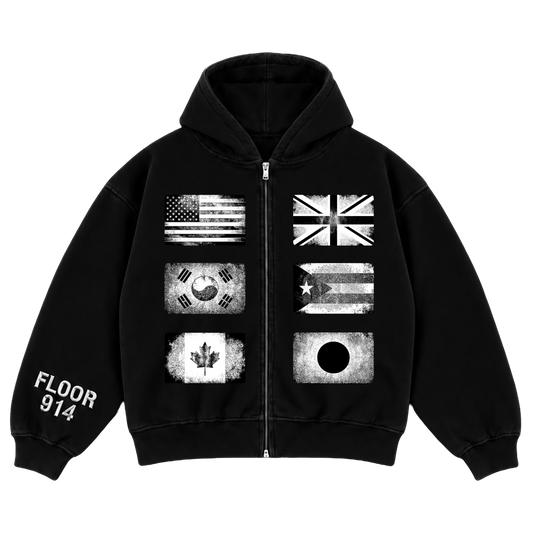 BLACK FLAG FORCE ZIP UP