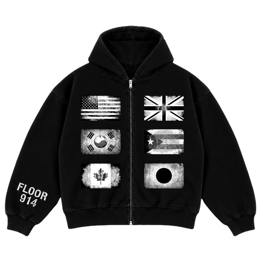 BLACK FLAG FORCE ZIP UP