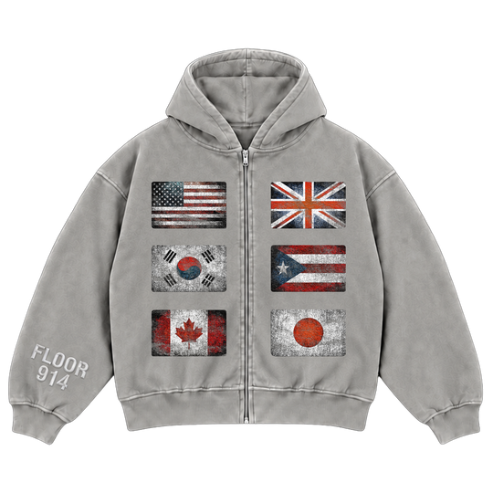 GREY FLAG FORCE ZIP UP