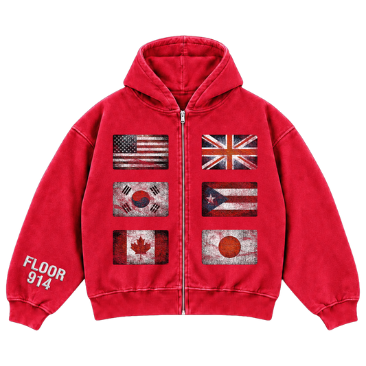 RED FLAG FORCE ZIP UP