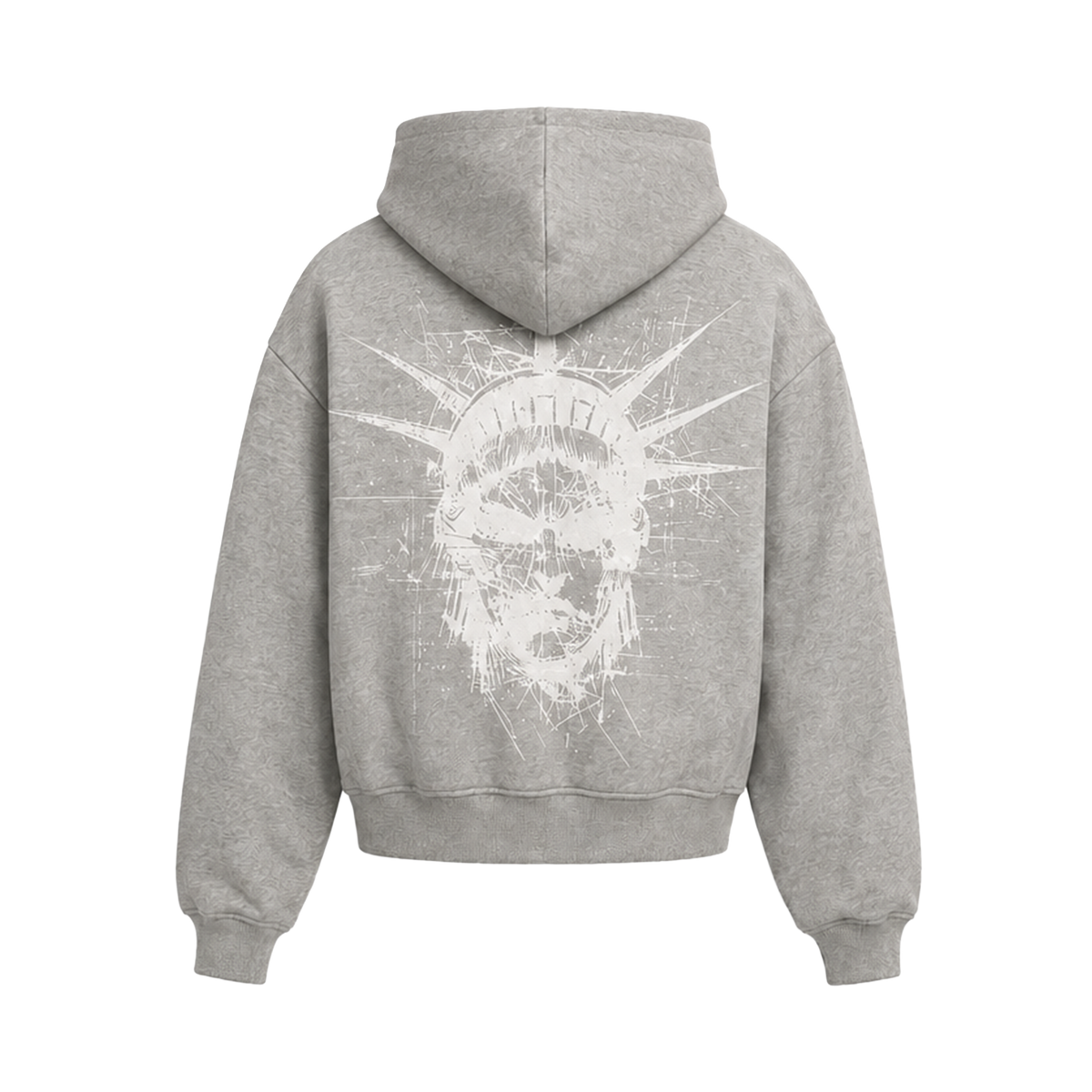 HEATHER GREY UNIFORM ZIP UP