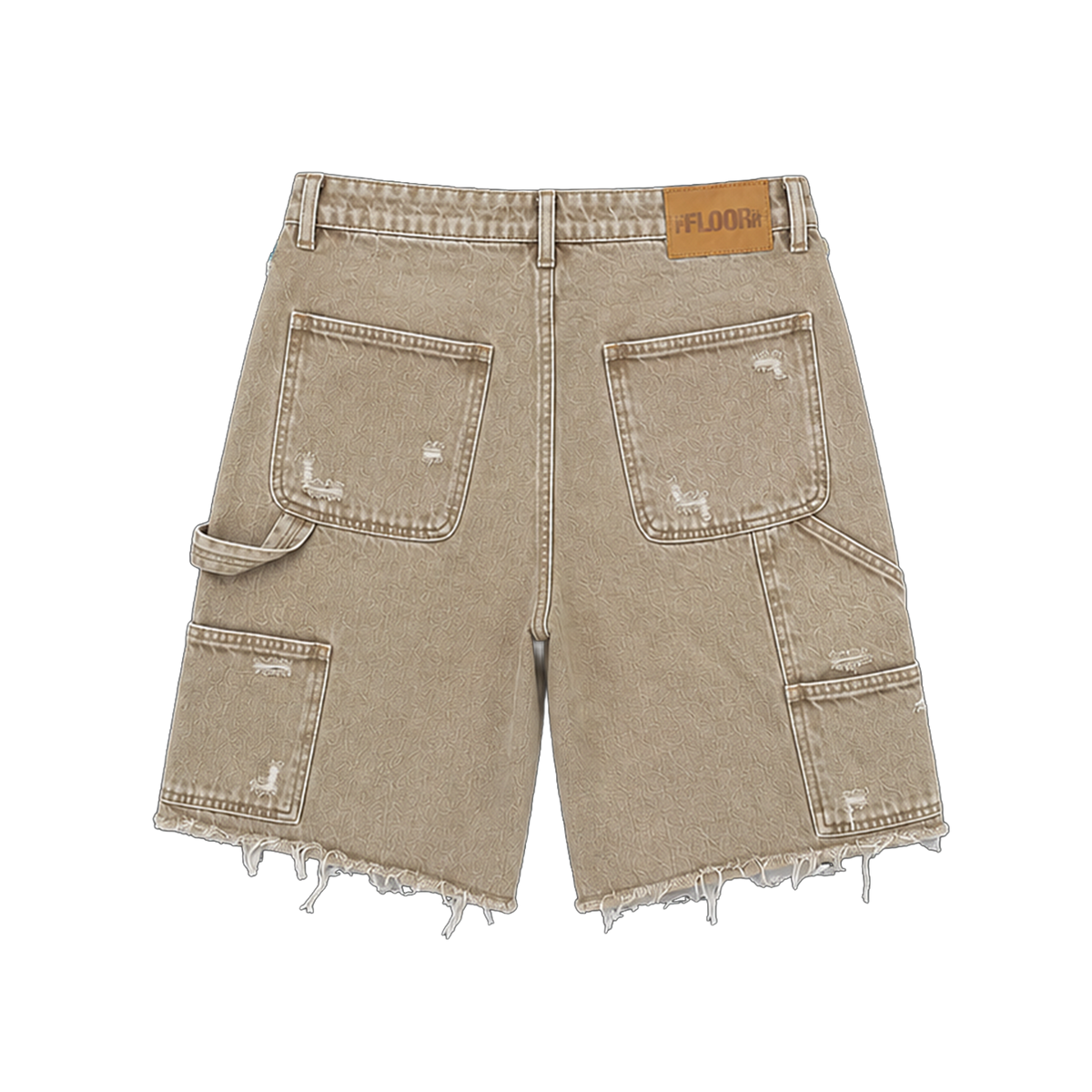 KHAKI WORKMAN JORTS