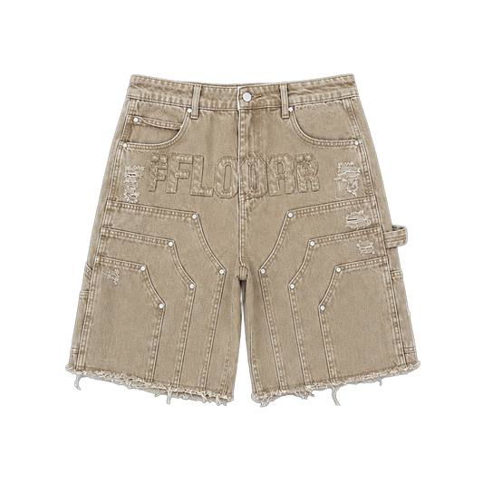 KHAKI WORKMAN JORTS