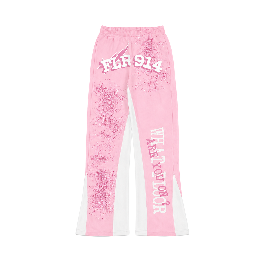POWDER PINK "ALL STAR" FLARES