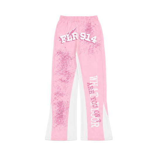 POWDER PINK "ALL STAR" FLARES