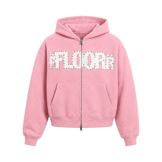 PINK UNIFORM ZIP UP