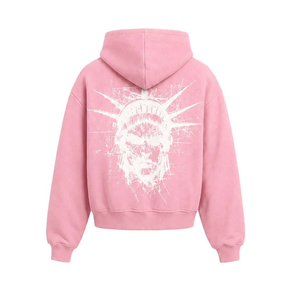PINK UNIFORM ZIP UP