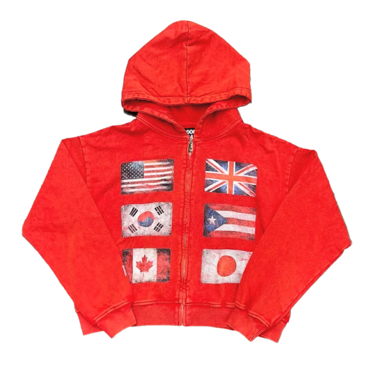 RED FLAG FORCE ZIP UP